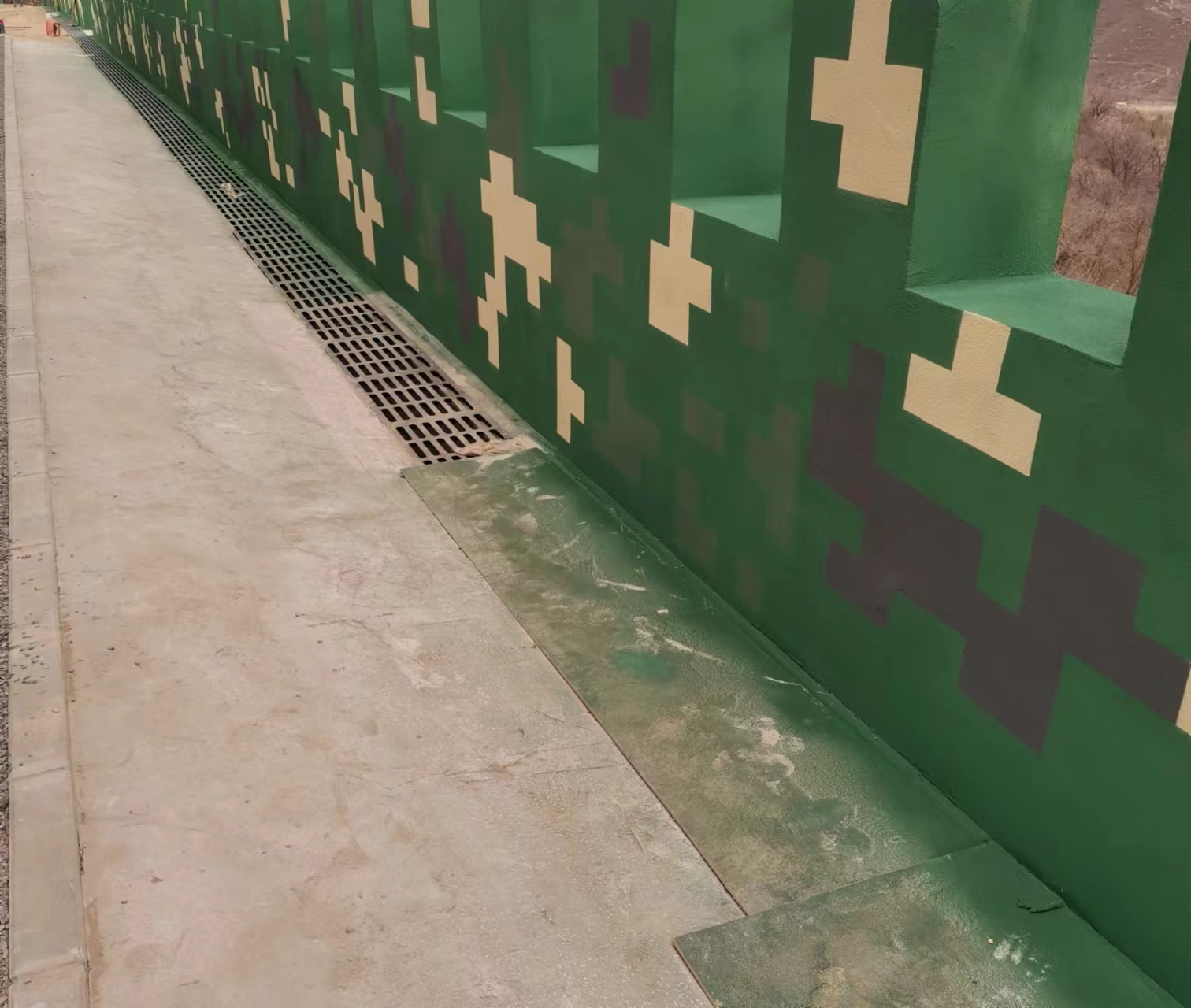 崇明围墙迷彩喷涂,数迷彩漆